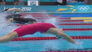 Womens 200m Backstroke SemiFinals  London 2012 Olympics [upl. by Sholem171]