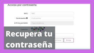 Cómo recuperar mi contraseña del sat por internet sin ir al sat gratis Tramita tu contraseña ya [upl. by Legnaesoj]