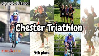 RACE  Chester Olympic Triathlon  4th place [upl. by Llennol]