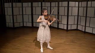 Lin Tokura age 12 Wieniawski Henryk Etude Caprice Op 18 No4 [upl. by Osei583]