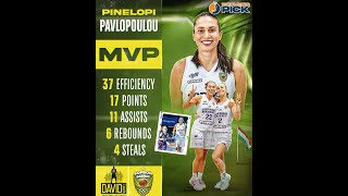 Pinelopi Pavlopoulou  Player of the Week in Hungary  Sopron vs DKK [upl. by Pegg414]