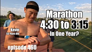 430 to 315 Marathon in 1 YEAR marathon running marathontraining [upl. by Notlih]