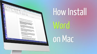 How to Install Word on Mac [upl. by Zebulen111]