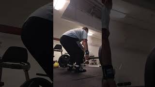 Beltless DOUBLE OVERHAND deadlifts with 135 kg297lbs [upl. by Christi]