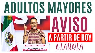 💥ADULTOS MAYORES AVISO URGENTE LO ANUNCIA CLAUDIA SHEIMBAU💥 [upl. by Fan]