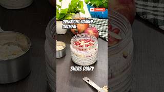 👌Healthy Overnight soaked oatmeal recipe shorts viralvideo shortsfeed oatmeal [upl. by Amikehs]