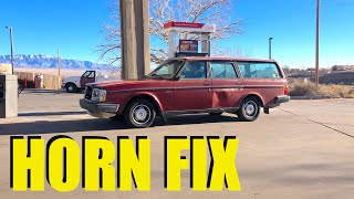 🇸🇪 Volvo 240 Horn Diagnose and Repair [upl. by Tabbi884]