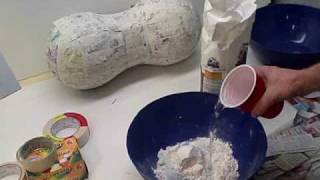 Fast Easy Paper Mache Recipe [upl. by Velleman]