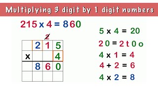 3Digit by 1Digit  Multiplication  Maths with Mrs B [upl. by Feerahs]