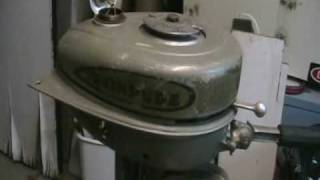 Running a 1938 Evinrude Sportsman antique outboard [upl. by Isnam]