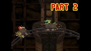 Running Across The Tracks  Donkey Kong Country Hero Mode Rom Hack Part 2 [upl. by Derfliw]