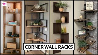 CORNER WALL SHELVES DESIGN  MODERN CORNER DECOR IDEAS 2022  LINEN ALMIRAH DESIGNS 2022  SHELVES [upl. by Zertnom557]