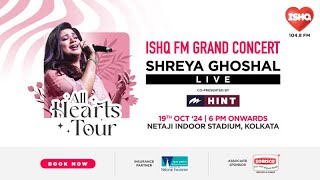 Ishq FM Grand Concert  Shreya Ghoshal Live  Kolkata [upl. by Natanoy]