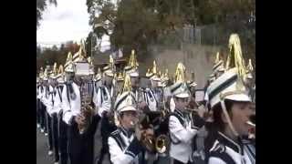 Wilmington High School MA Wildcat Band  Woburn Halloween Parade 2014 [upl. by Burch]