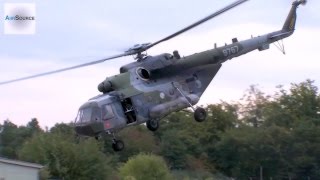 Mil Mi8 Landing amp Takeoff  US Army Garrison Baumholder Germany [upl. by Lorrin797]