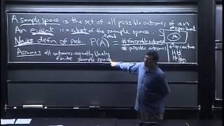 Lecture 1 Probability and Counting  Statistics 110 [upl. by Htebarual]