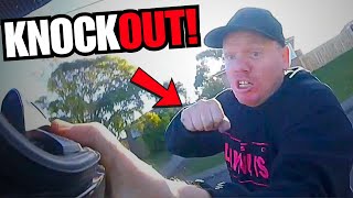 WHEN BIKERS FIGHT BACK 2024  BEST OF ROAD RAGE ANGRY KARENS AND EPIC MOTO MOMENTS [upl. by Marb]