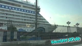 AIDA Reisebericht Port Said  Kairo  Ägypten Tag 7 Route Mittelmeer 16 AIDAdiva 08112012 [upl. by Aerdnak]