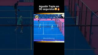 Agustin Tapia en 30 segundos😳🔥padel worldpadeltour padeladdict padelskill padeldeoroyt [upl. by Wynne]