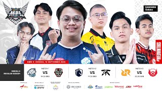 🔴 LIVE  MPL ID S14  Regular Season Hari 3 Minggu 6  Bahasa Indonesia [upl. by Omarr]