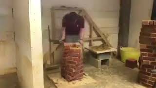 Bricklaying Time Lapse [upl. by Nylicaj533]