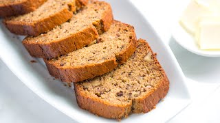 Easy Banana Bread Recipe [upl. by Yentruok]