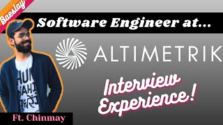 Altimetrik  Placement Interview Experience  2021  35 [upl. by Nylednarb]