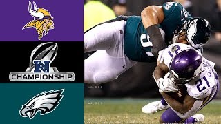 Vikings vs Eagles  NFL NFC Championship Game Highlights [upl. by Lisabeth]