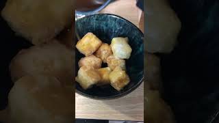 Agedashi tofu at home foodie japanesefood [upl. by Anaibib961]