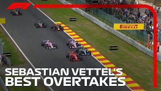 Sebastian Vettels Best Overtakes [upl. by Gabor453]