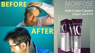 MORFOSE 10 Professional Hair Color Cream Argan Oil Soy proteinwheat protien Oat extract  Hair [upl. by Alesi271]