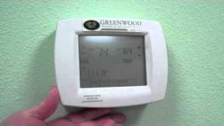 Changing Batteries On A Honeywell Vision Pro Thermostat [upl. by Godfrey]