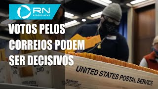 Eleições nos EUA votos pelos correios podem ser decisivos [upl. by Buyers]