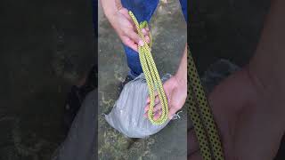 New Tip Of Tying Bag Hitch Knot [upl. by Dygal]