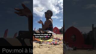 Saint Malo plage divertissement nature 500subs [upl. by Azzil]