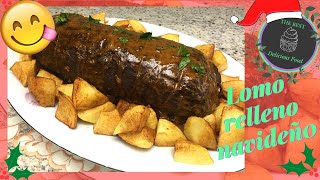 Lomo de Res Relleno al Horno en Salsa 🥩😋 [upl. by Sheffie302]