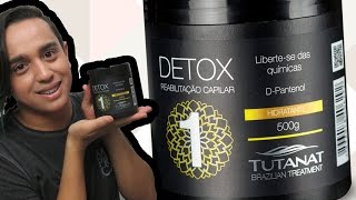 Máscara Detox  Tutanat  DPantenol  Máscara paraTransição Capilar [upl. by Busch]