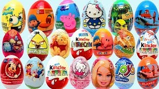 Kinder Surprise Eggs Mickey Mouse Play Doh Surprise Egg Huevo kinder Sorpresa [upl. by Norton864]