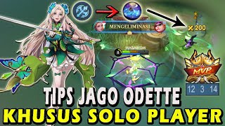 CARA MAIN ODETTE TERBARU❗BUILD EMBLEM DAN ITEM ODETTE TERSAKIT❗GAMEPLAY ODETTEMOBILE LEGENDS mlbb [upl. by Suoicserp]