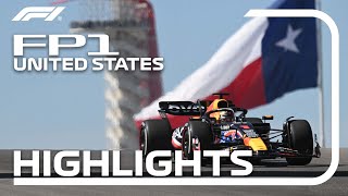 FP1 Highlights  2023 United States Grand Prix [upl. by Air]