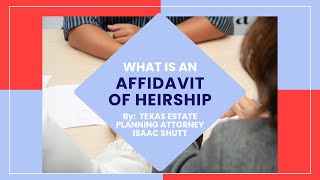 Understanding Affidavits of Heirship for Real Estate in Texas Theyre great if they work [upl. by Ovid]