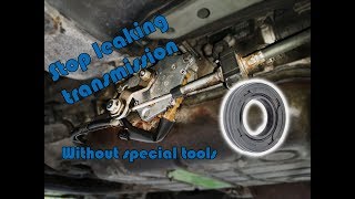 How to replace BMW ZF automatic transmission Shift Shaft Seal 5HP24 [upl. by Auria]