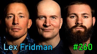 Georges StPierre John Danaher amp Gordon Ryan The Greatest of All Time  Lex Fridman Podcast 260 [upl. by Ahsel137]