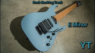 Heavy Rock Guitar Backing Track E Minor [upl. by Menon]