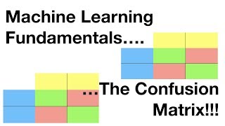 Machine Learning Fundamentals The Confusion Matrix [upl. by Heinrick]