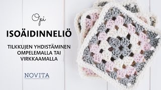 Isoäidinneliö tilkkujen yhdistäminen  helppo ohje [upl. by Laamak]