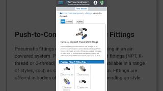 PushtoConnect Pneumatic Fittings from AutomationDirect [upl. by Judus]