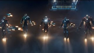 Iron Man 3  Mark 42 Suit Up Scene  Movie CLIP HD [upl. by Elset739]