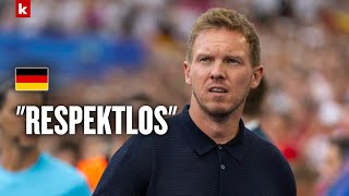 Nagelsmann wird wegen Rotation deutlich „Das Respektloseste was du machen kannst“ DFB [upl. by Notneuq]