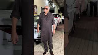 Boney Kapoor at screening of Mr And Mrs Mahi boneykapoor celebritystyle bollywood viral [upl. by Eicyak]